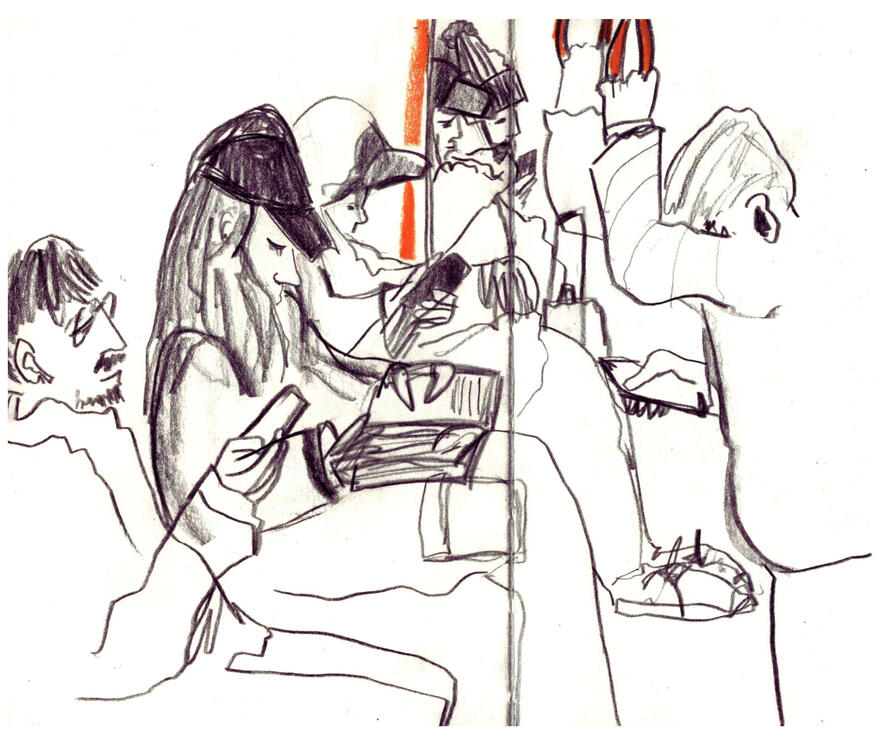 On the Overground - London